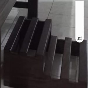 Wooden Bed Step Stool